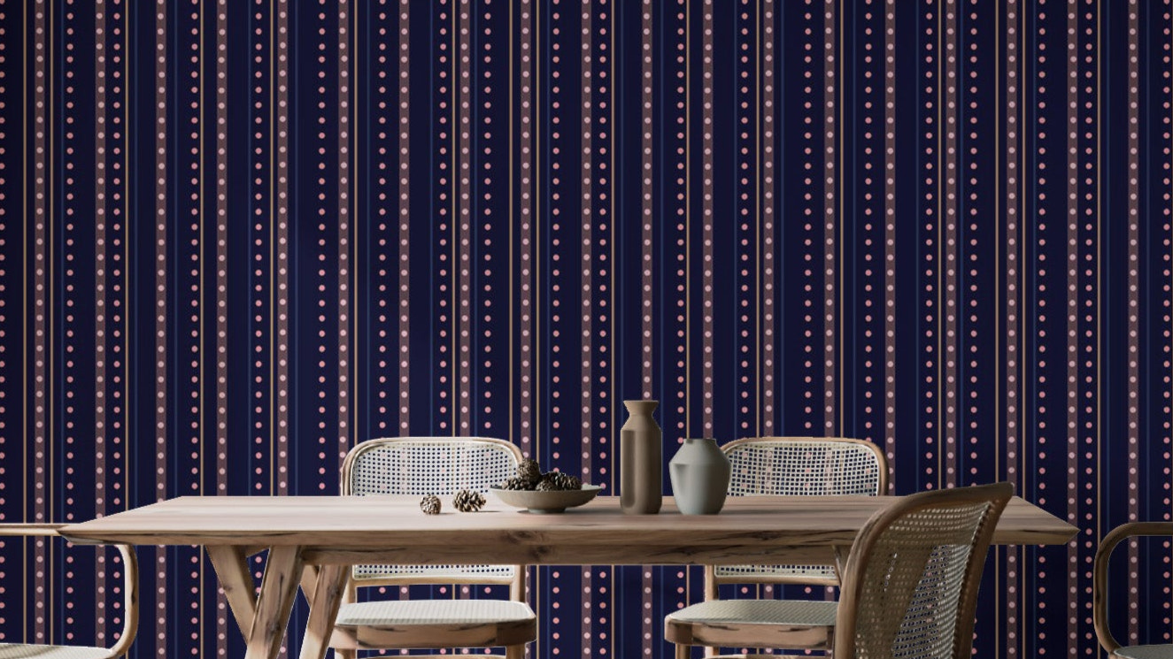 Starry Indigo Waltz Wallpaper