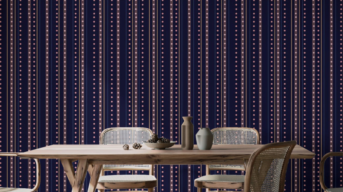 Starry Indigo Waltz Wallpaper