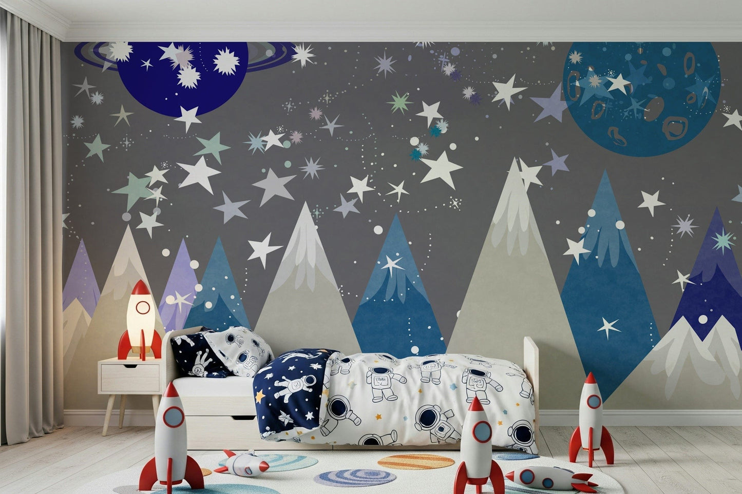 Starry Mountain Dreams Wall Mural -2719923