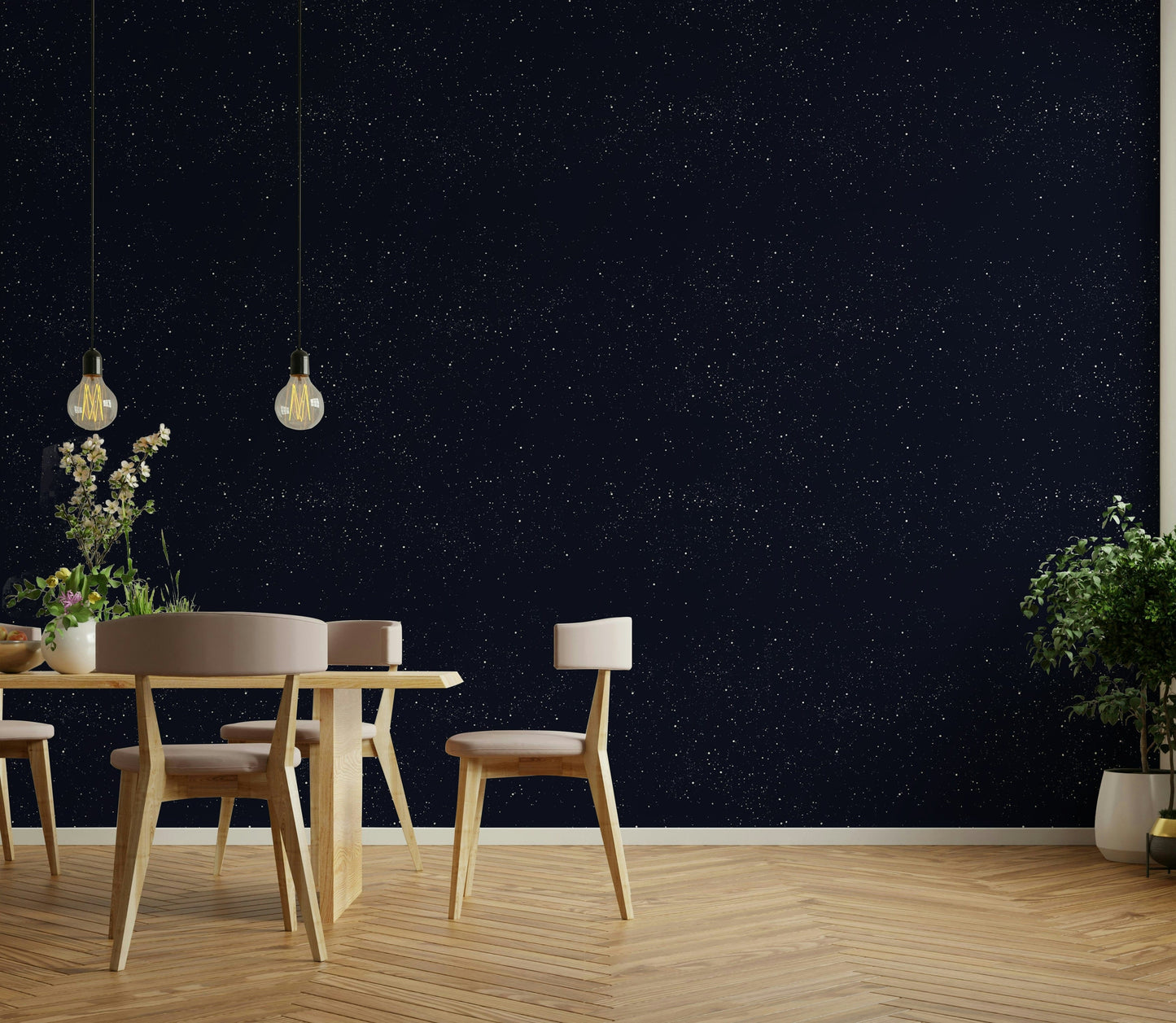 Wallpaper for walls with a serene, artistic feel

