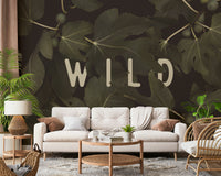 Fig Leaves: Stay Wild Wall Mural -2489734
