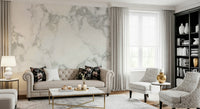 Wall mural showcasing stone effect textures in neutral tones for modern or industrial décor.