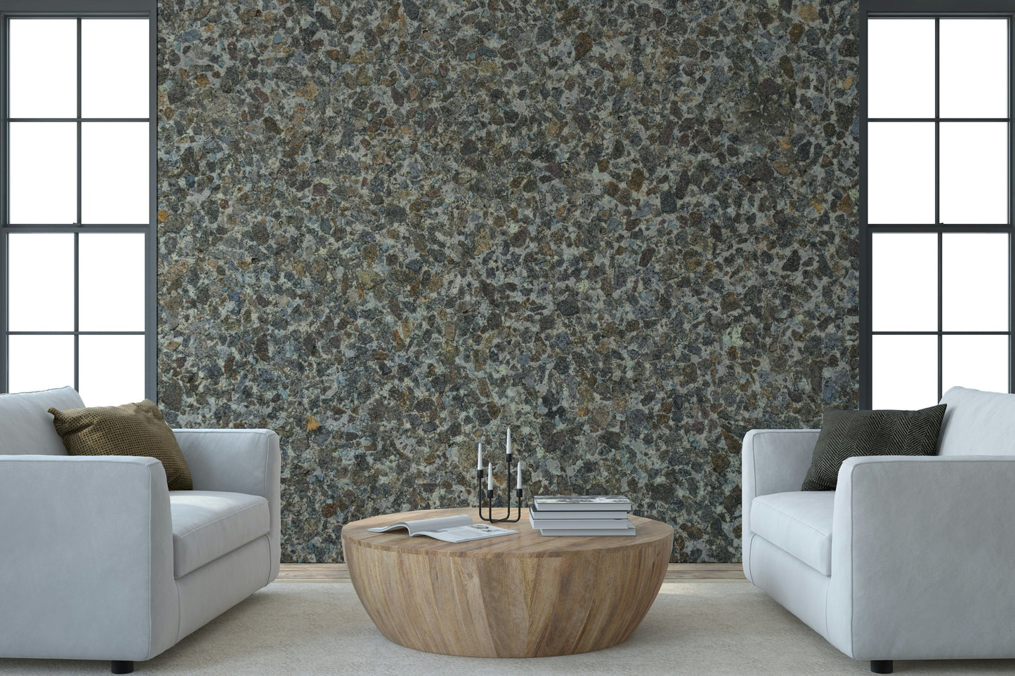 Stone Aggregate Texture Wall Mural -2566621