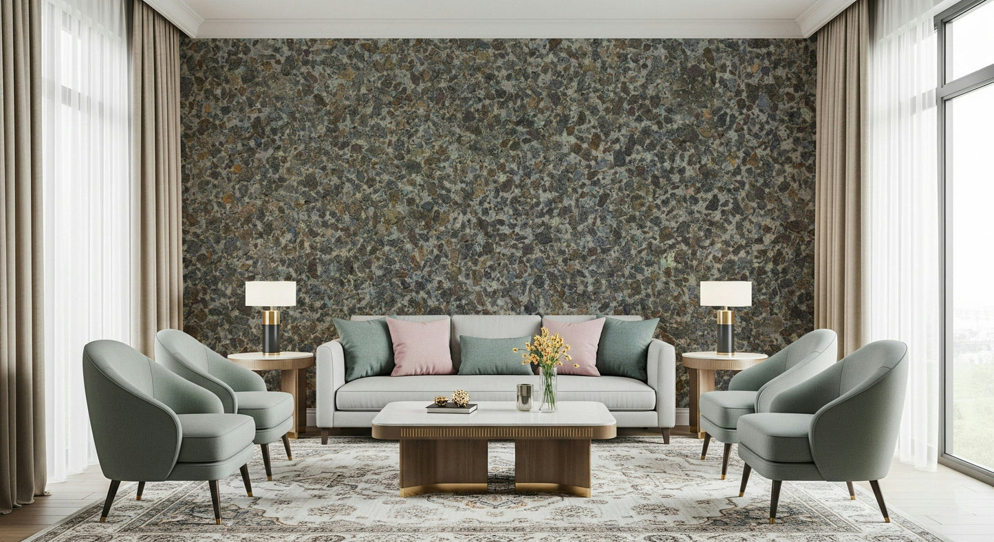Stone Aggregate Texture Wall Mural -2566621