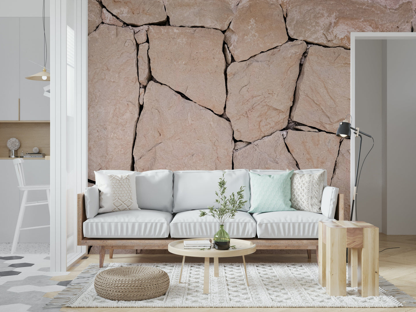 Stone Cladding Texture Wall Mural -2306806