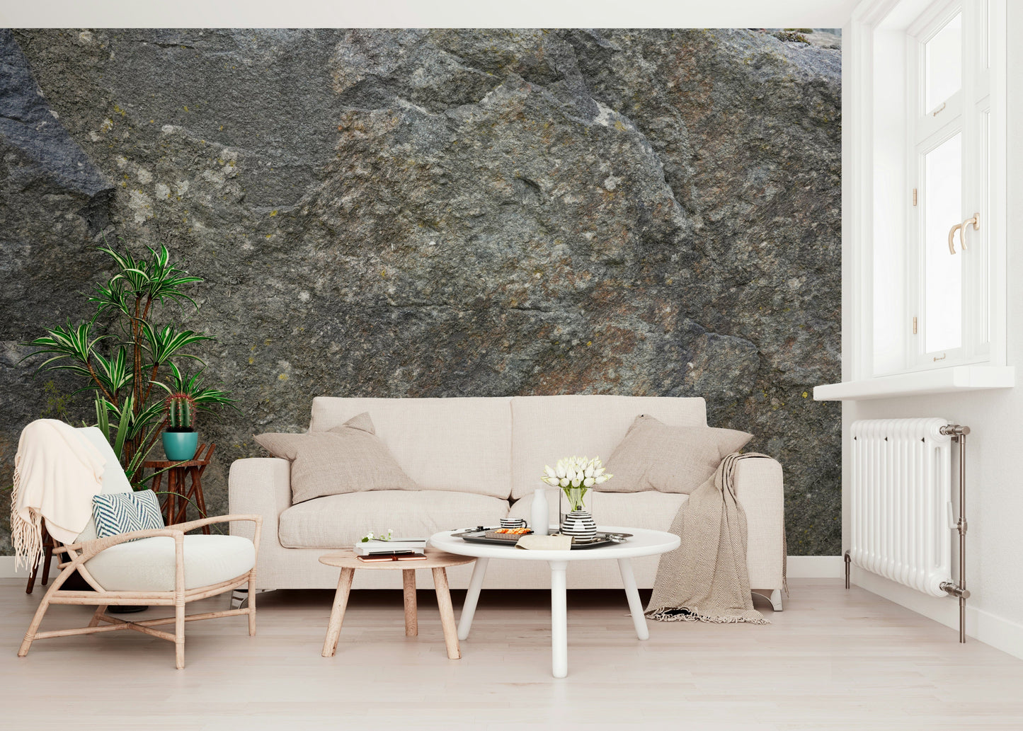 Stone Wall Texture Wall Mural -2566605