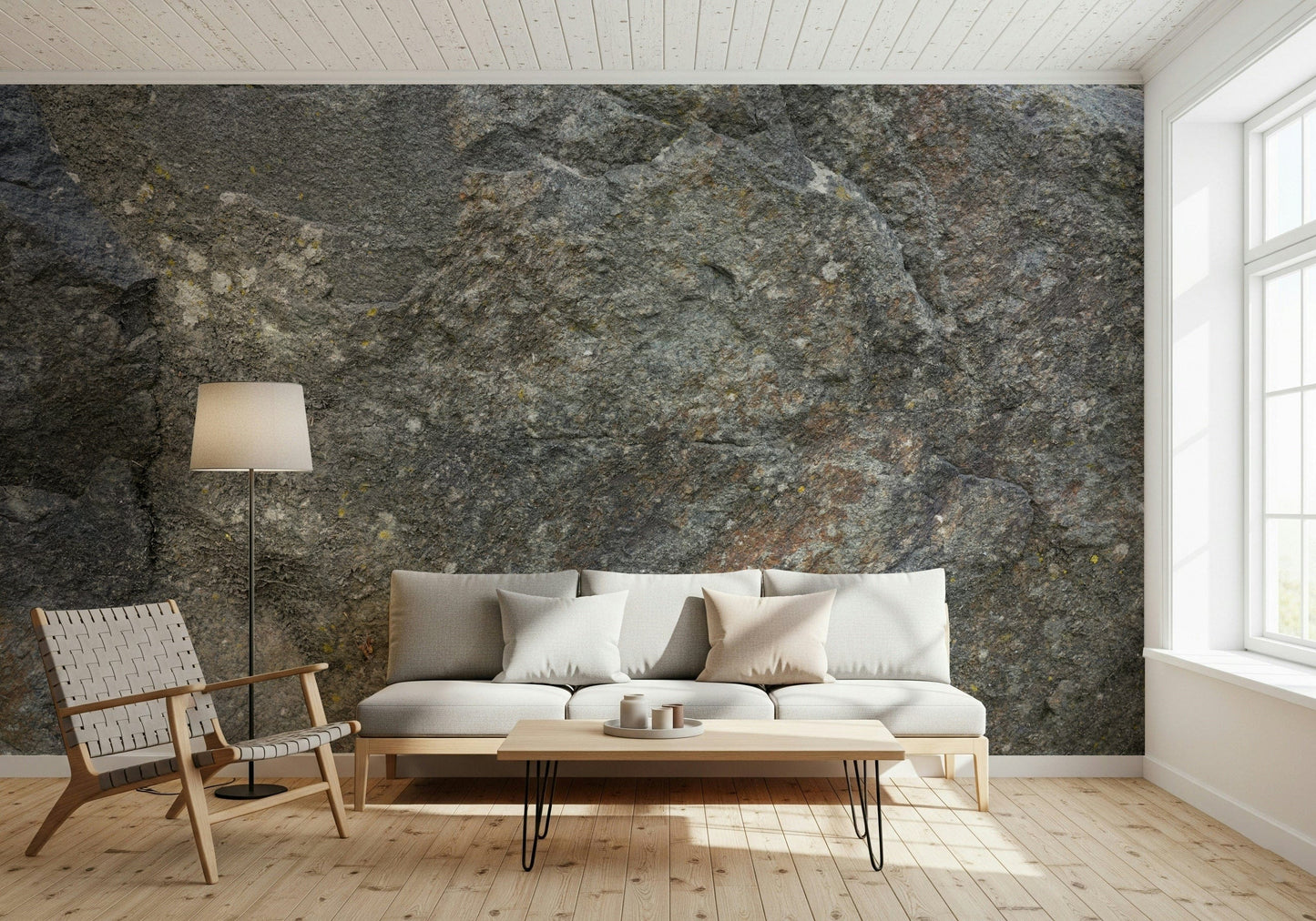 Stone Wall Texture Wall Mural -2566605