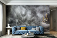 A serene stormy sky wall mural for your decor.

