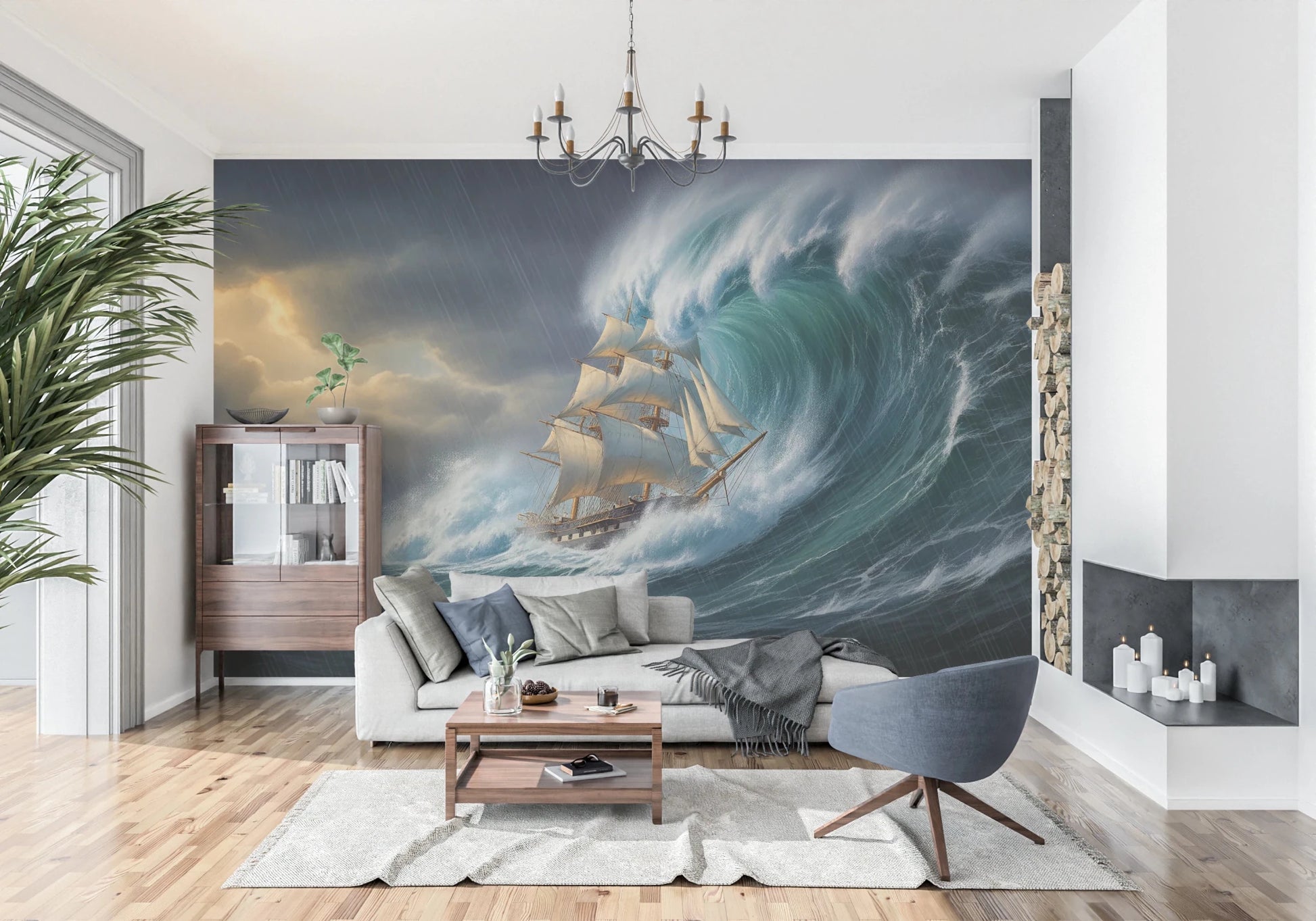 Storm's Fury Wall Mural
