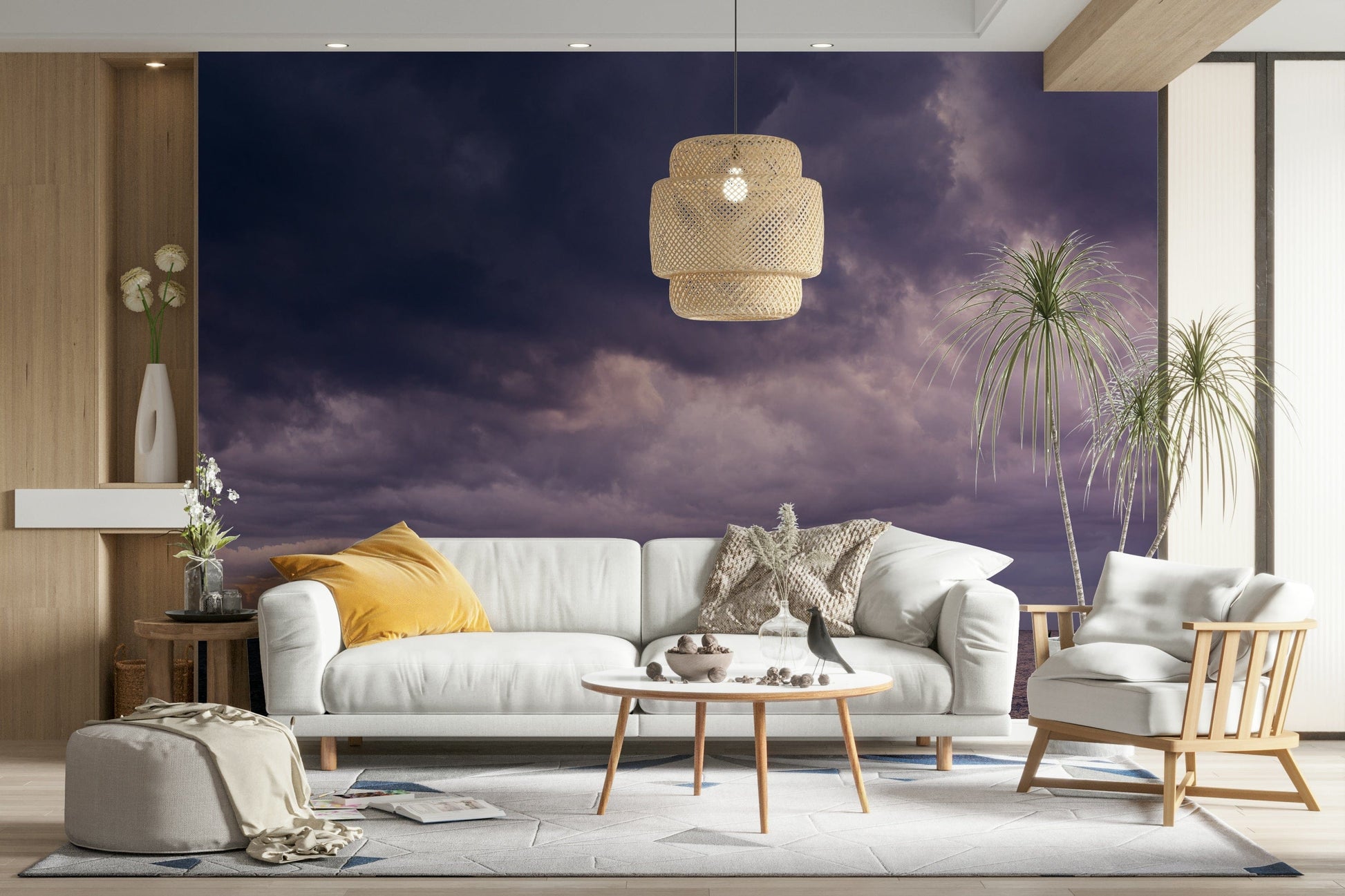 A classic ocean wallpaper for walls with a coastal theme.

