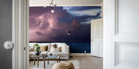 A contemplative rocky shoreline wallpaper mural for a feature wall.

