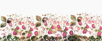 Colorful floral wallpaper for living spaces

