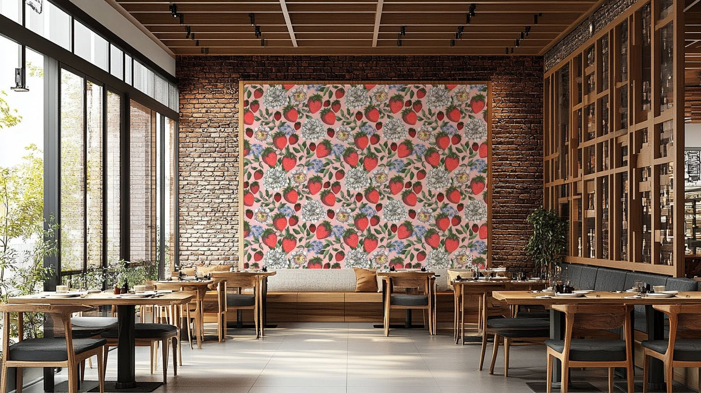 Delicate floral patterns
