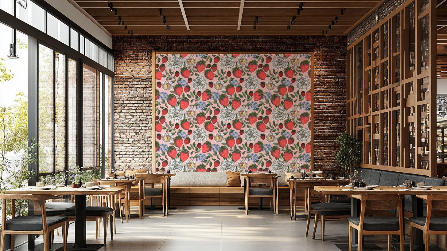 Delicate floral patterns
