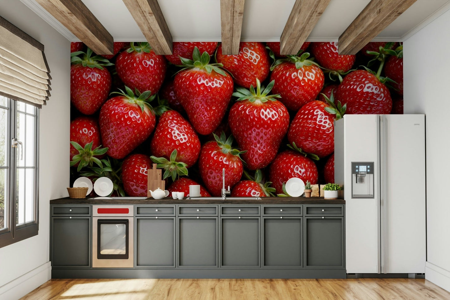 The pattern repeats seamlessly across the entire wall.
