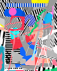 A high-quality minimalist wall mural for walls.