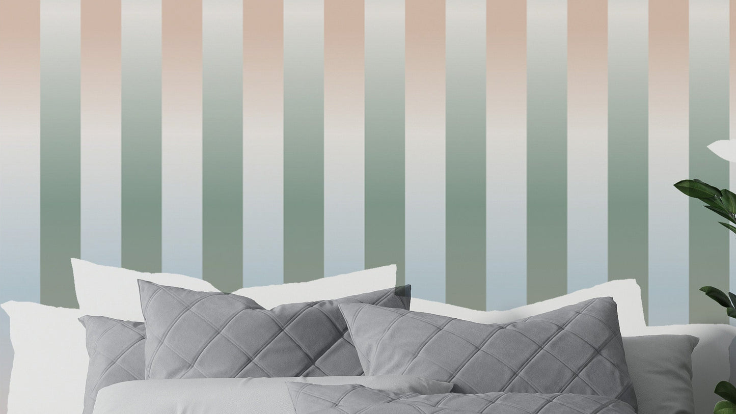 Stylish Blurred Lines Wallpaper for Interiors

