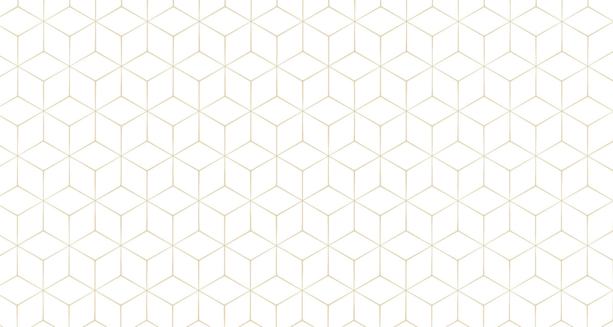 Modern Hexagonal Geometric Wallpaper in your room