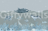 The style is painterly or a detailed illustration.

