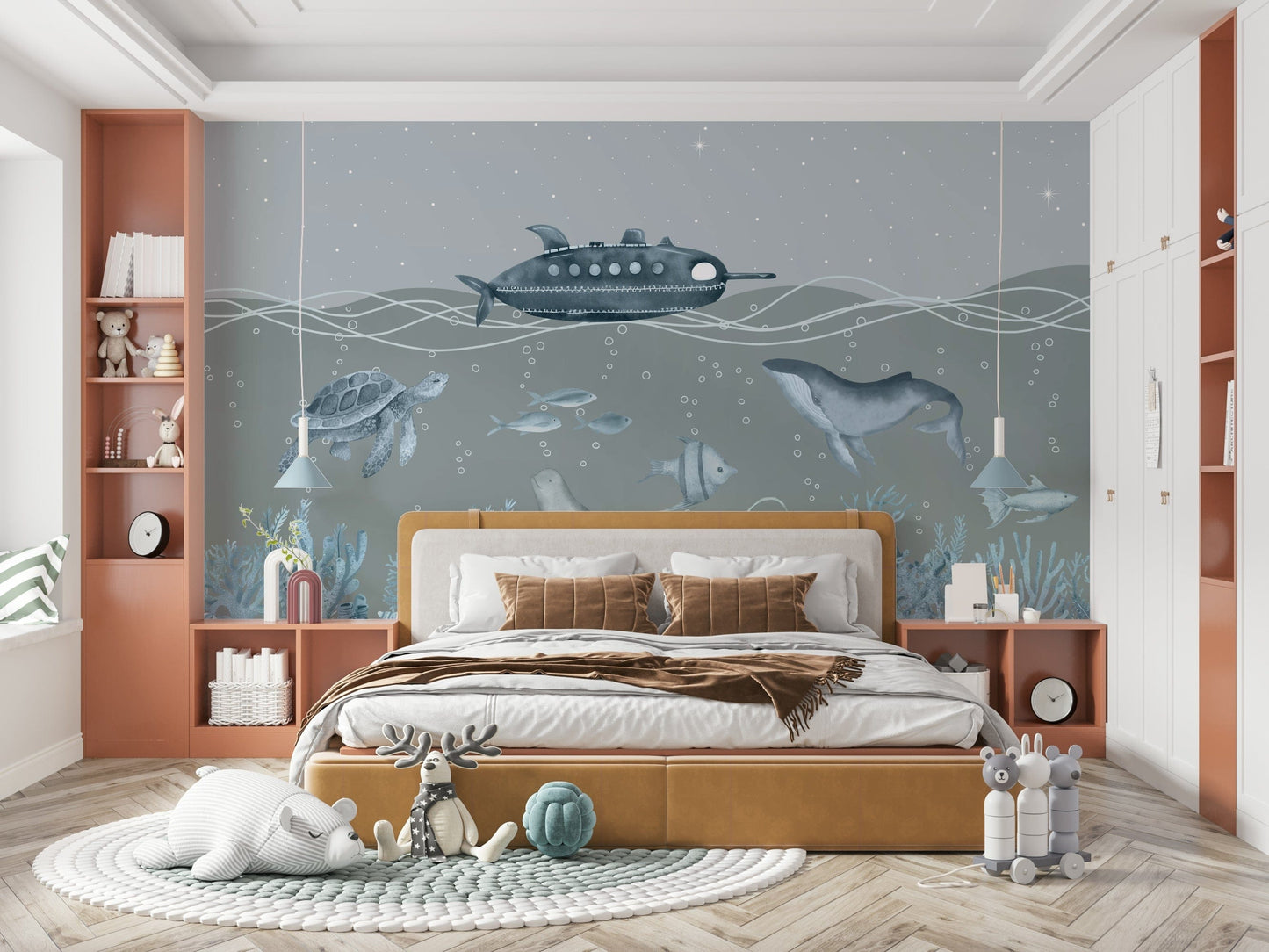 The image feels peaceful and restful.

