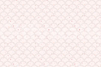 Soft pink scallop design in a modern bathroom for a fresh and airy atmosphere.
