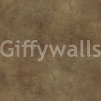 Distressed leather look wallpaper in tobacco hue

