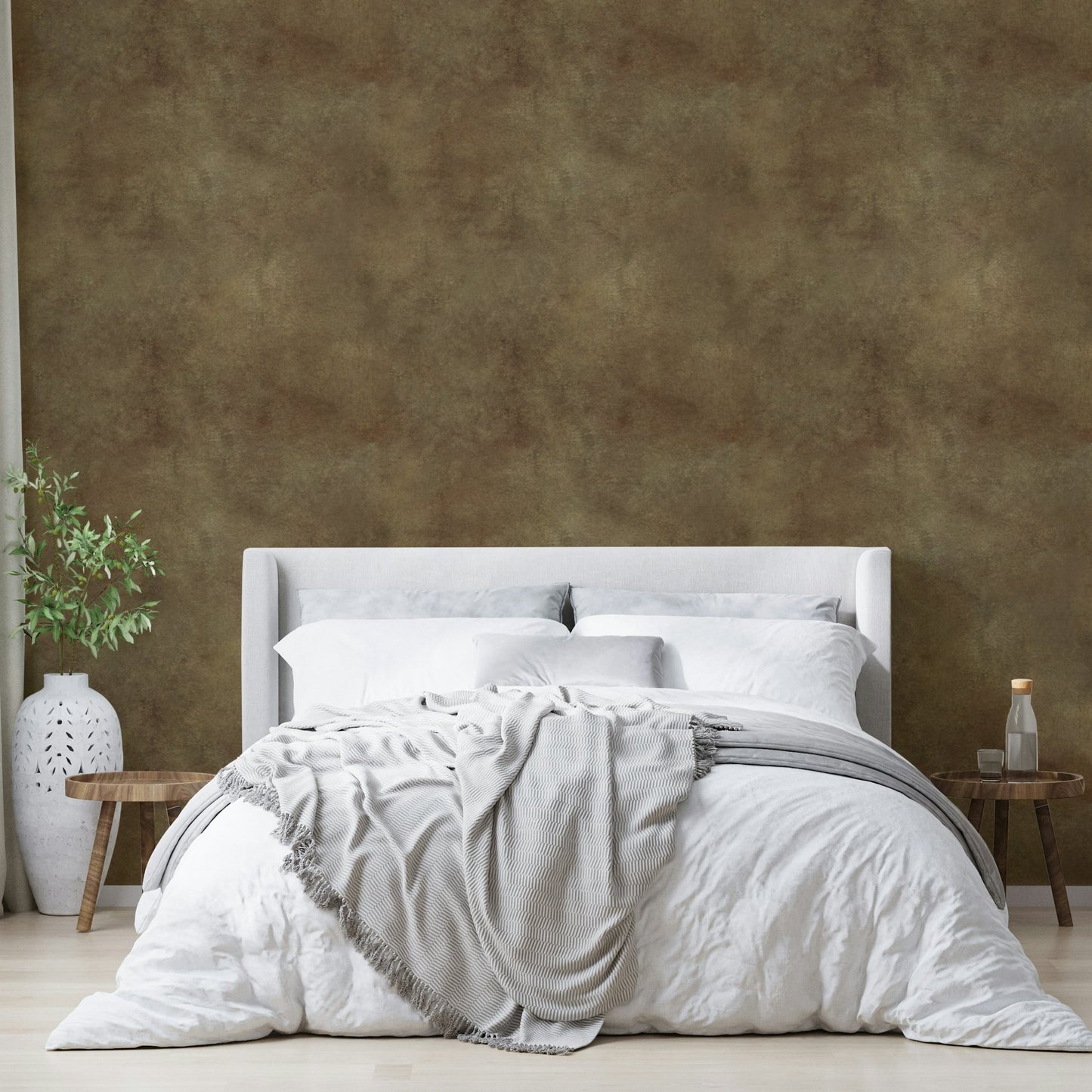 Rich tobacco suede texture wallpaper for walls

