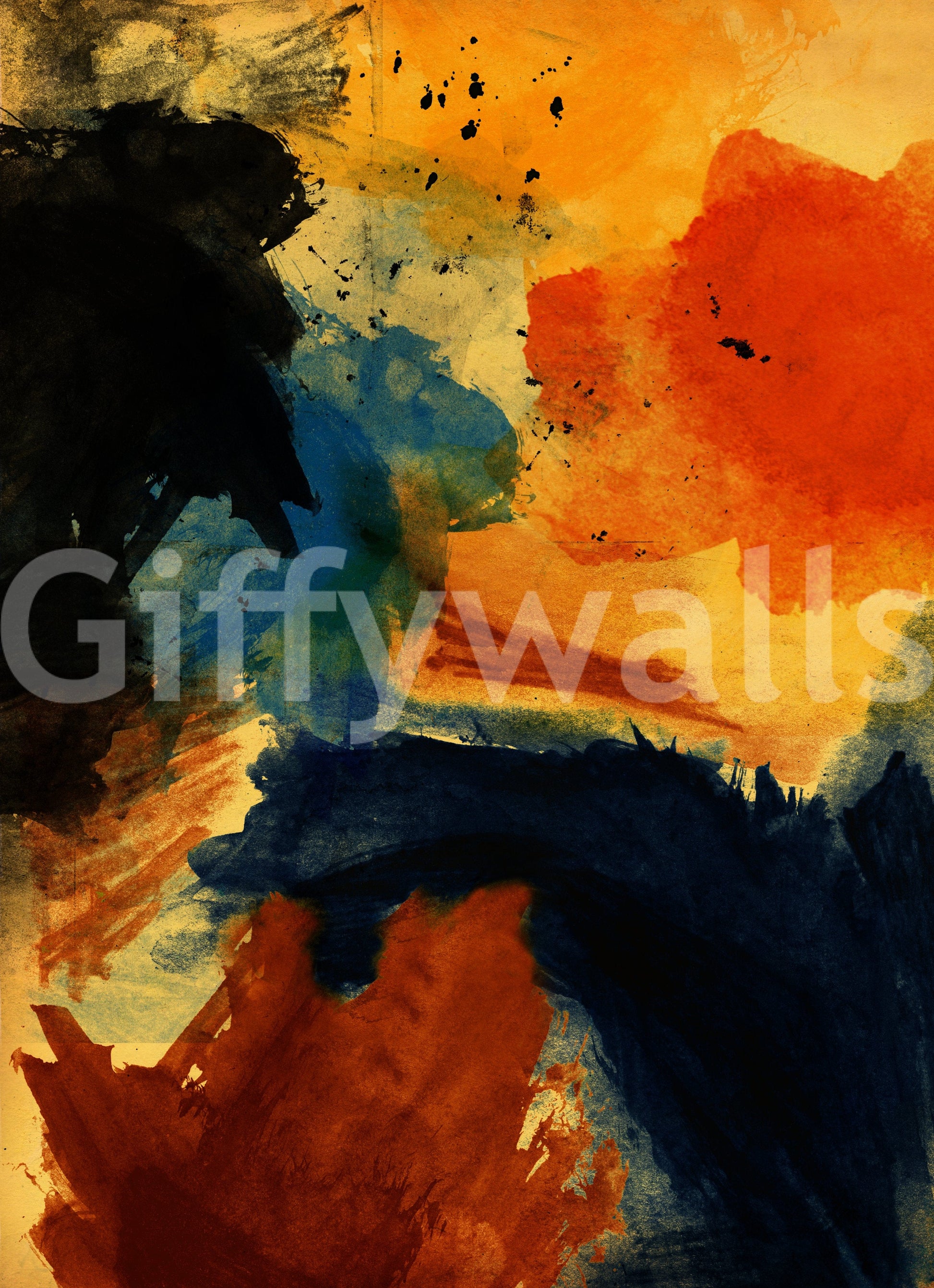 A high-quality abstract print wall mural for walls.