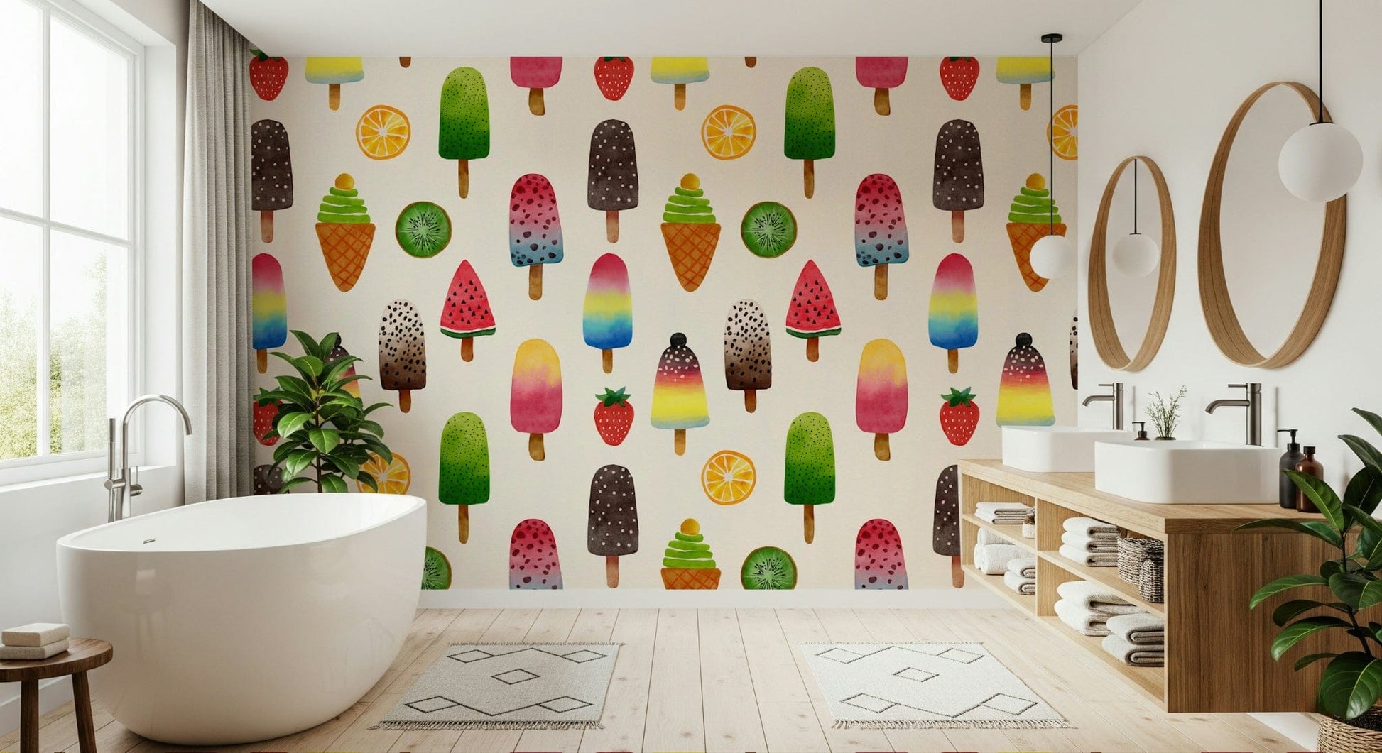 Summer Ice Pops Wallpaper⁠