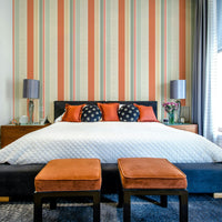 Vibrant summer stripes wallpaper with colorful patterns

