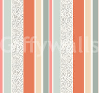 Summer stripes design in soft tones for tranquil interiors

