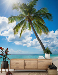 Sun - Kissed Palms Wall Mural