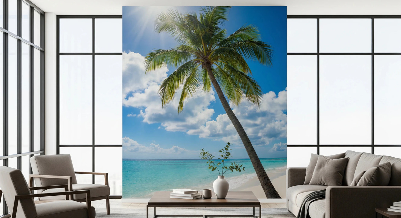 Sun - Kissed Palms Wall Mural