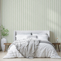 Sunchair-inspired wallpaper in green tones

