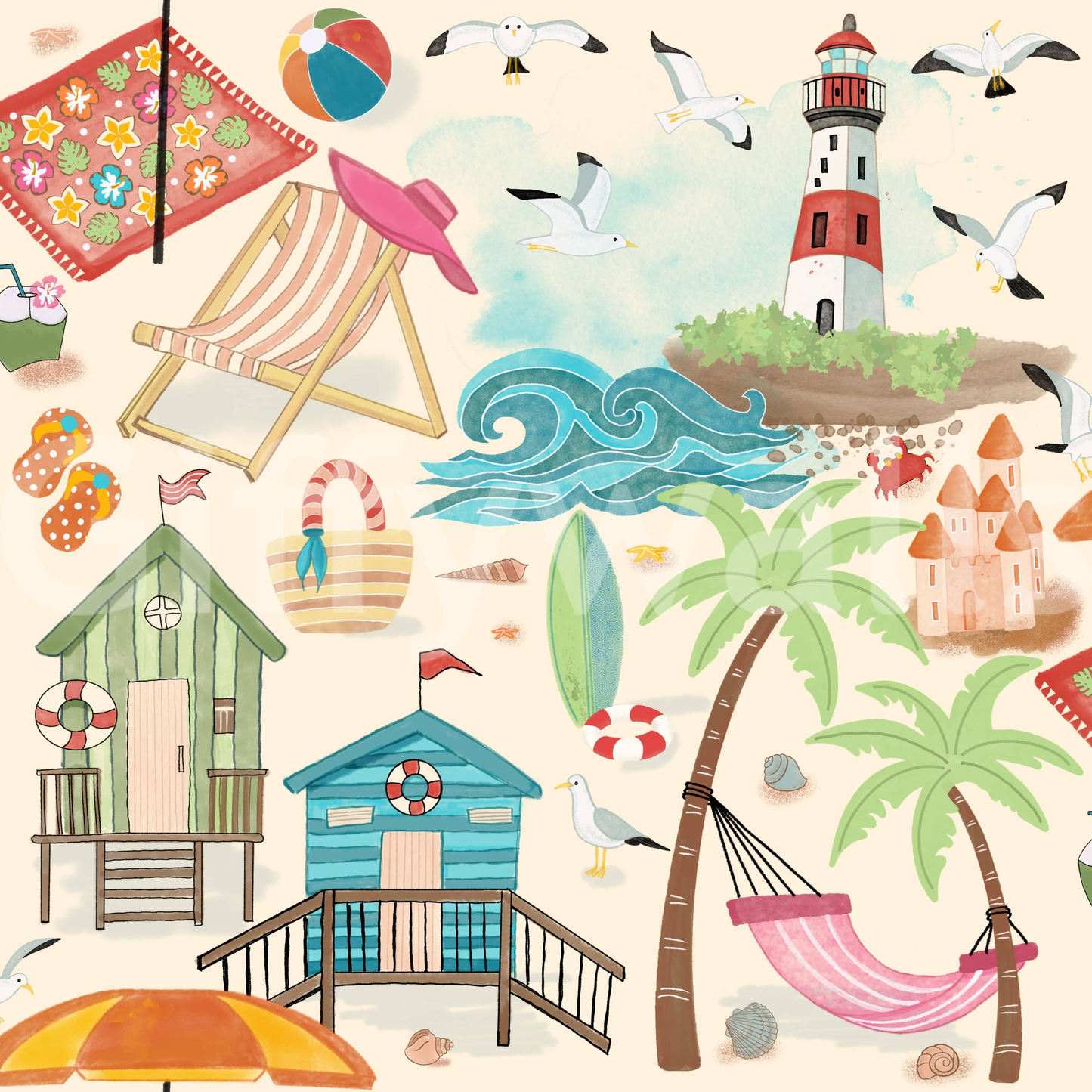 Seaside Escape Wallpaper⁠