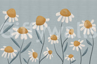 Sunny Daisy Field Wall Mural