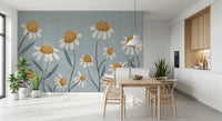 Sunny Daisy Field Wall Mural