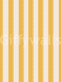 Sunny Stripes Wallpaper featuring precise vertical alignment.