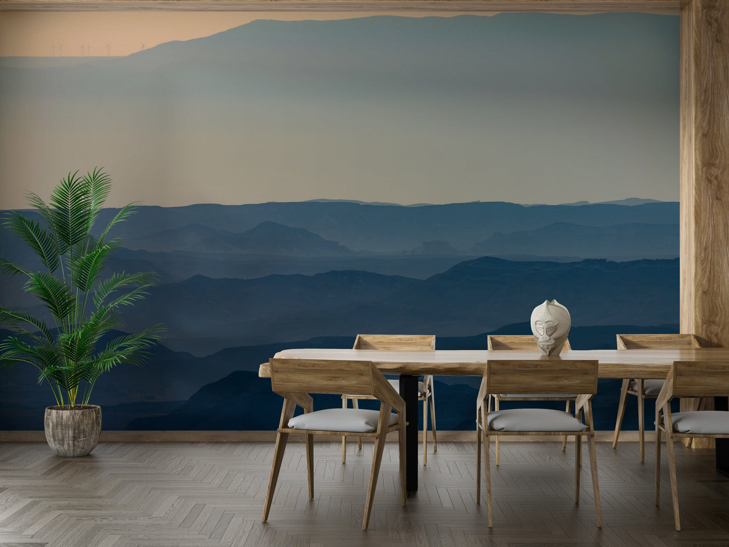 A classic desert scene wallpaper for walls.

