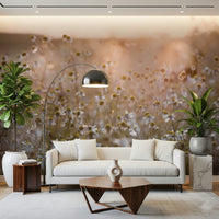 Golden hour meadow vista defines Meadow Bloom Sunset for walls.