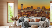 Sunset Metropolis Wall Mural