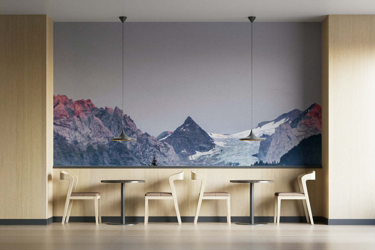 Sunset Mountain Vista Wall Mural