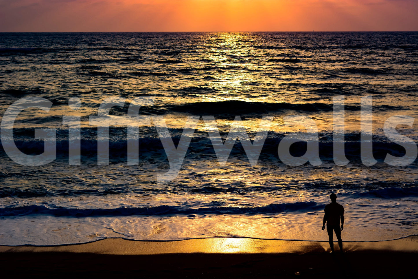 A high-quality minimalist wall mural for walls.

