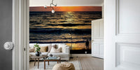 A serene human connection wall mural for your decor.

