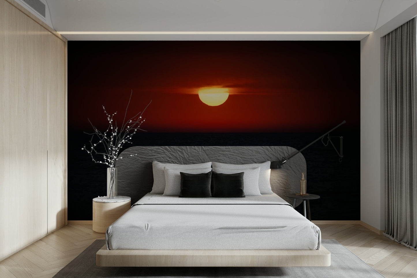 Sun Down beautiful mural wallpaper

