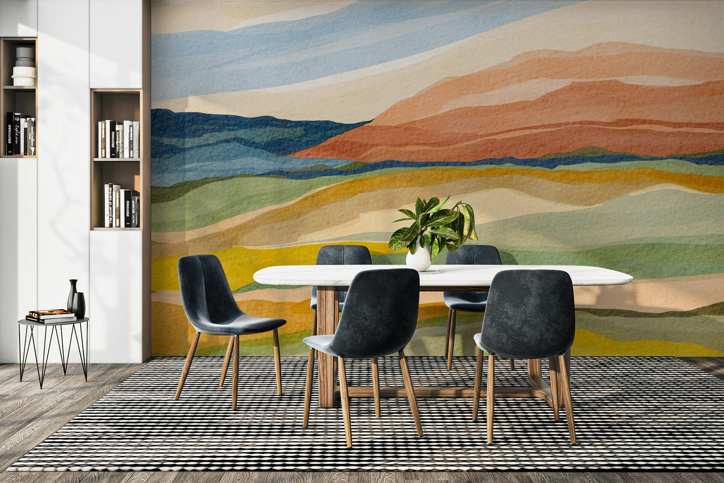 Warm sunset wallpaper for walls

