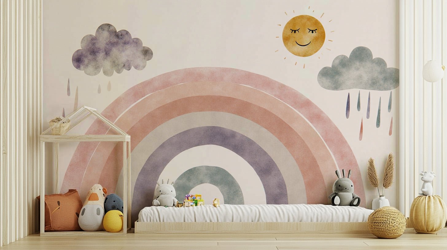 The background is a clear, simple light blue sky.
