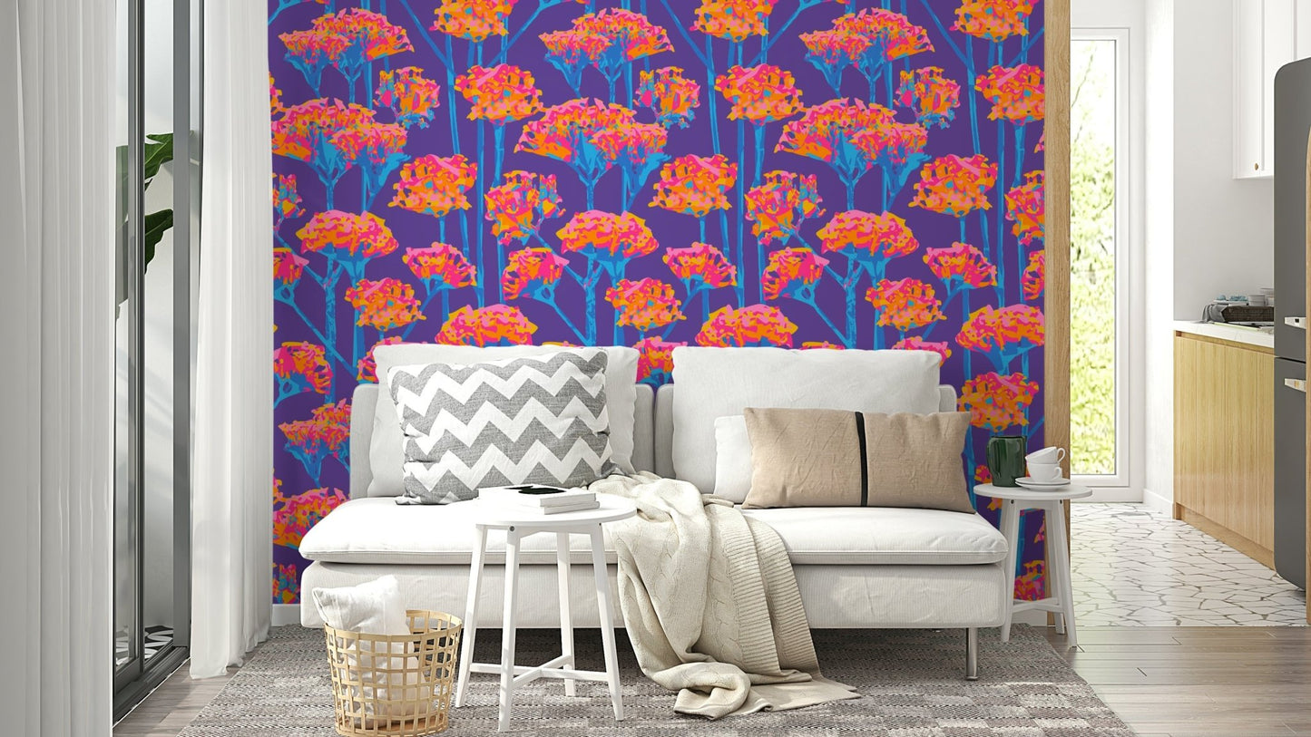 The floral elements are a central focus of the image.

