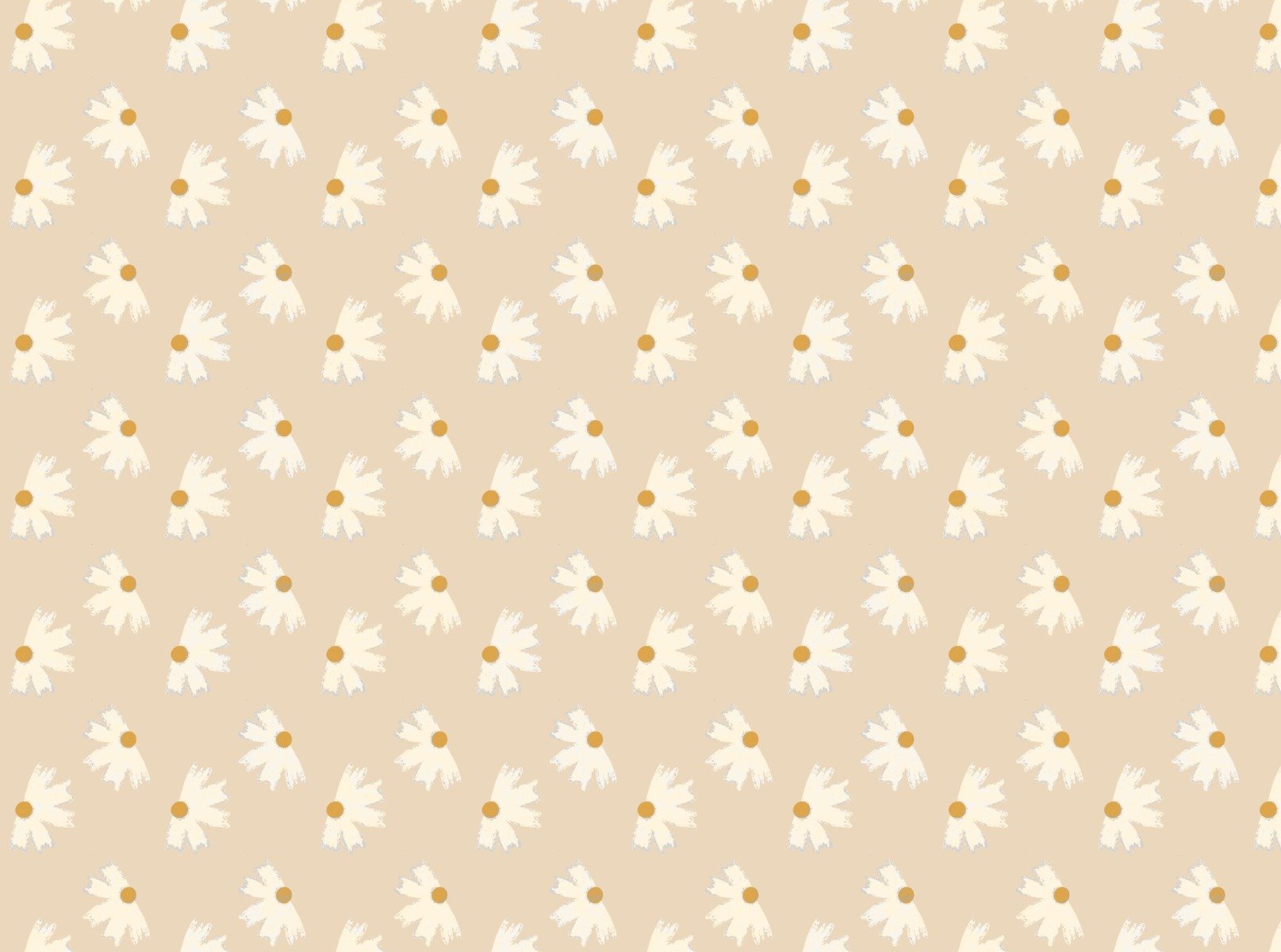 Marigold Pearl Flower Wallpaper