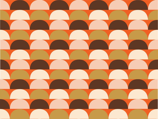 Mindfulness Semi Circle Pattern Wallpaper
